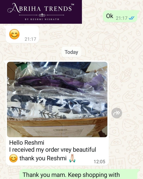 Customer message
