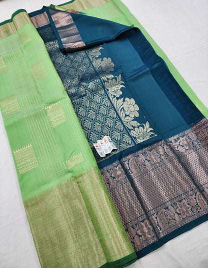 Kanjeevaram Pure Korvai Silk