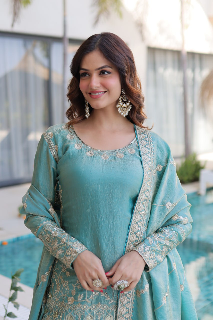 Premium Readymade Sharara Set