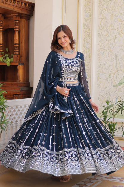 Heavy Georgette Lehenga