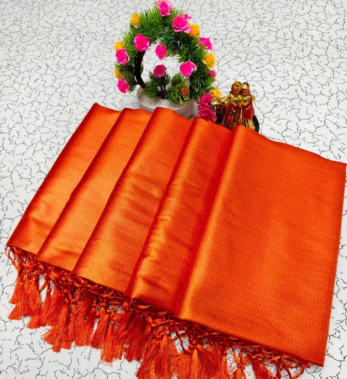 Copper Silk Saree