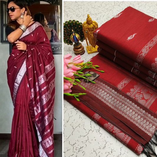 Premium Quality Kalyani cotton saree/Lata Gadwal Paithani