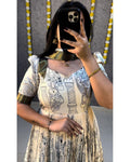 kalamkari Anarkali Recreation