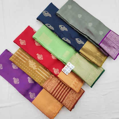 Kanjeevaram Pure Korvai Silk
