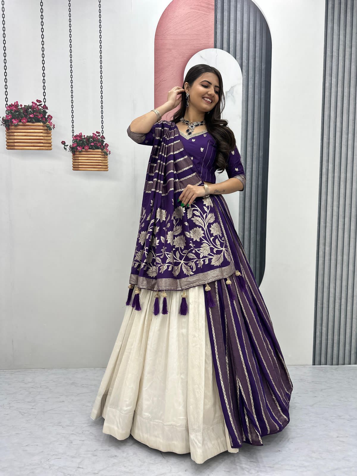 Festive wear Lehenga Saree