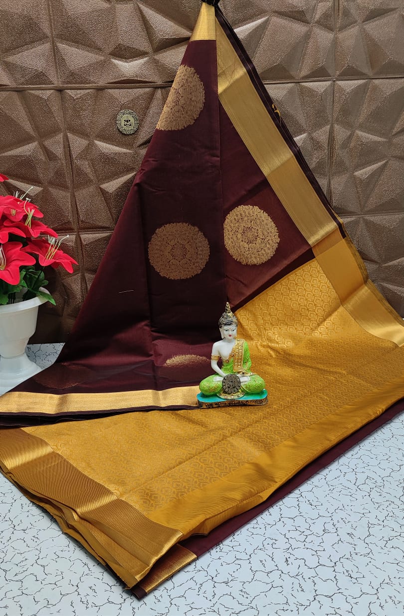 Chanderi Kuppadam Rich Silk Cotton Sarees