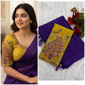 Fancy soft rangoli Silk Sarees