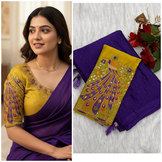 Fancy soft rangoli Silk Sarees