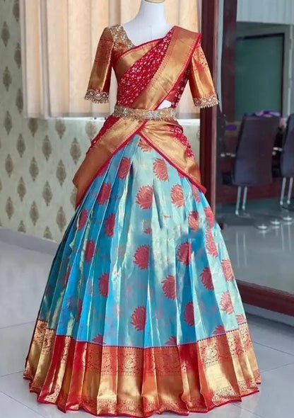 Kanjeevaram Silk Lehenga