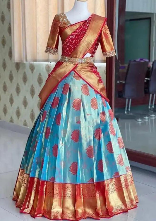 Kanjeevaram Silk Lehenga