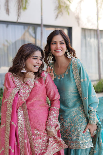 Premium Readymade Sharara Set