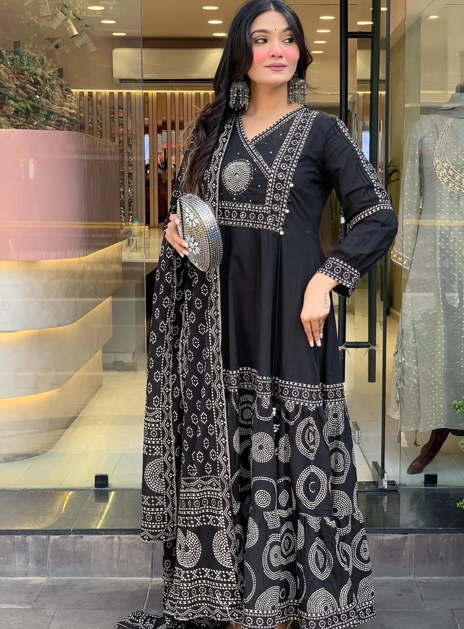 Cotton Anarkali Suit