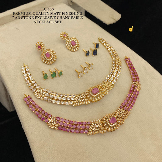 Premium Matte Finish Changable Necklace Combo