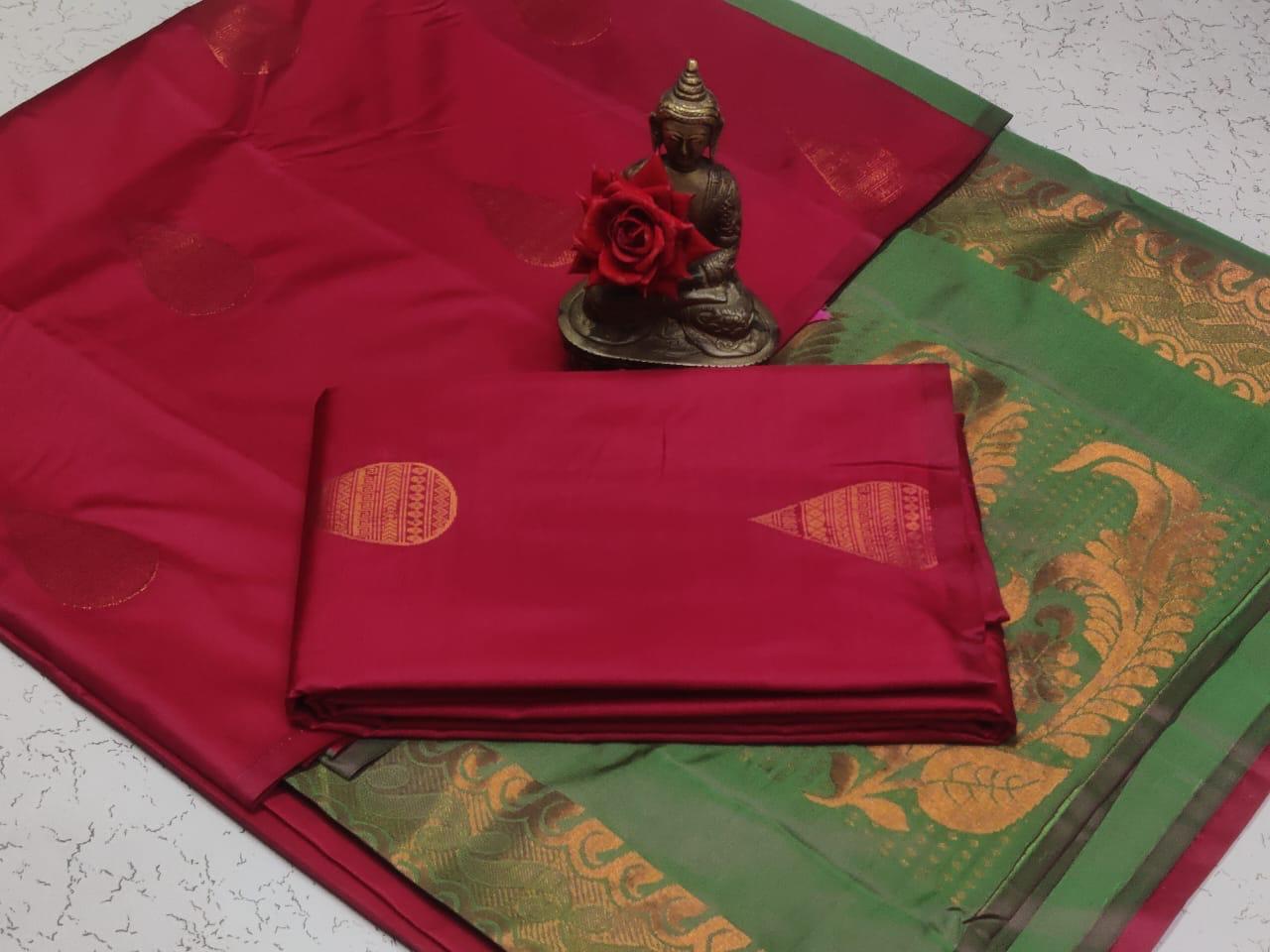 Borderless Softsilk Sarees