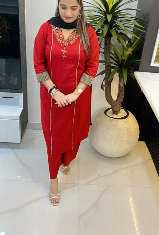Heavy Embroidery Suit