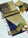Checked Kalyani cotton saree/Lata Gadwal Paithani Sarees