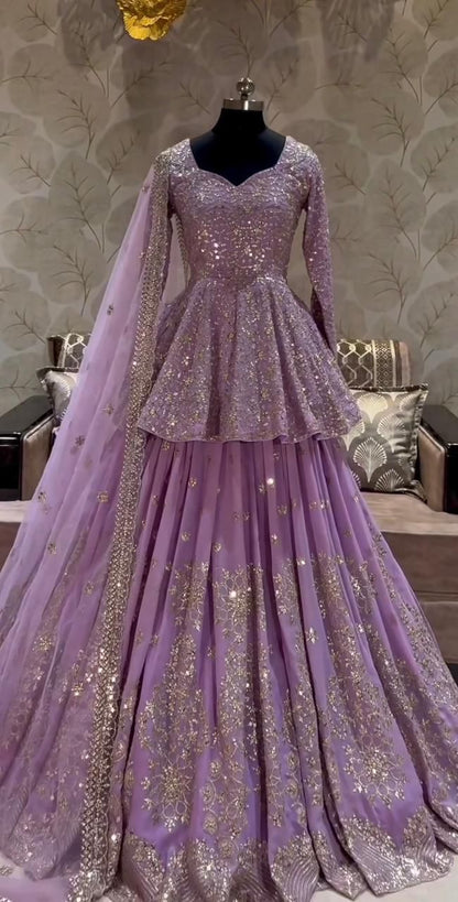 Designer Heavywork Partywear Lehenga