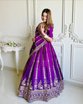Royal Purple Premium Designer Lehenga