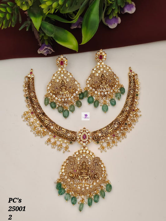 Antique Temple Necklace Set