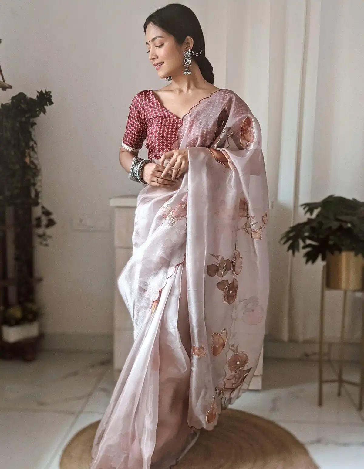 Pure Organza Ready to Wear Saree