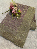 Premium Embroidery Cutwork Border Sarees