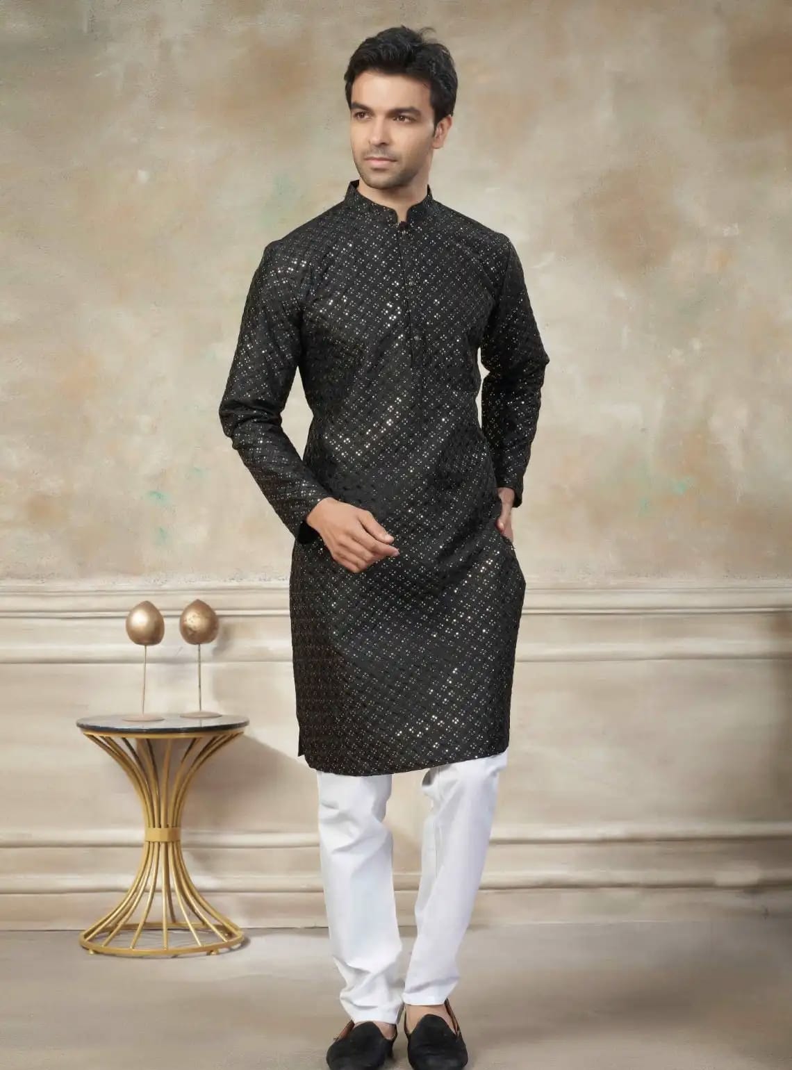 Premium Digital Kurta Pyjama Set