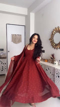 Designer Gown Set – Elegant Ethnic Wear