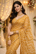 Shimmer Leheriya Print Saree